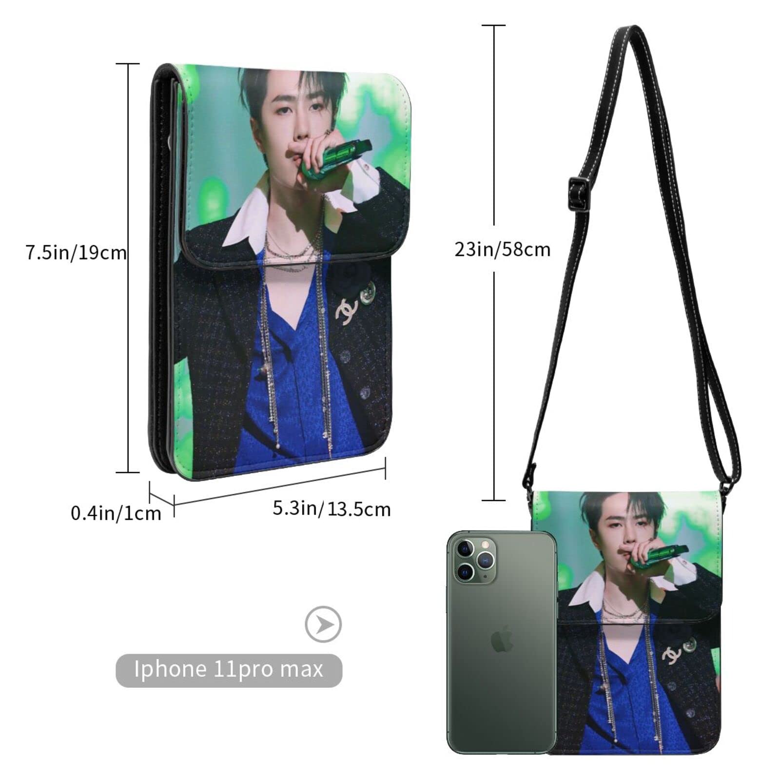 Amazon.co.jp: 王一博ワン・イーボー4 小型クロスボディバッグ 携帯